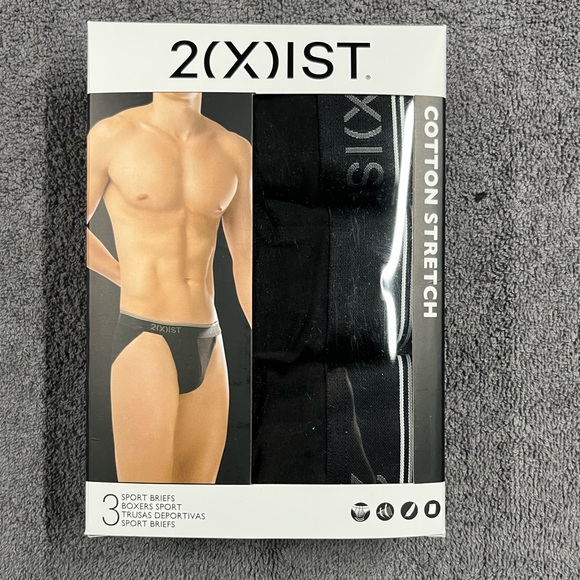 2xist cotton stretch sport briefs - Picture 1 of 3